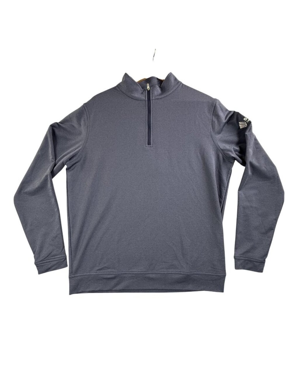 Peter Millar Pullover Men Medium Blue 1/4 Zip Golf Stretch Top Shore Capital